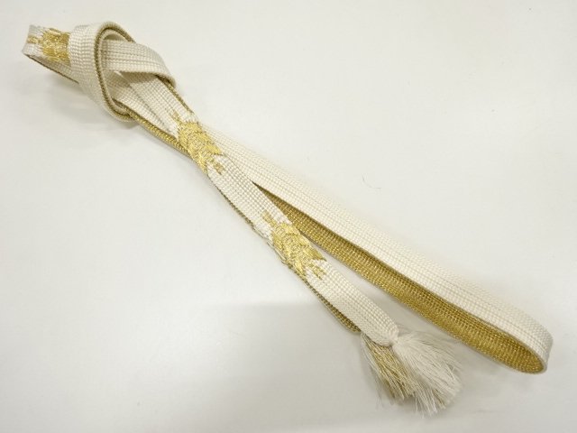 JAPANESE KIMONO / HAND-TIED OBIJIME CORD